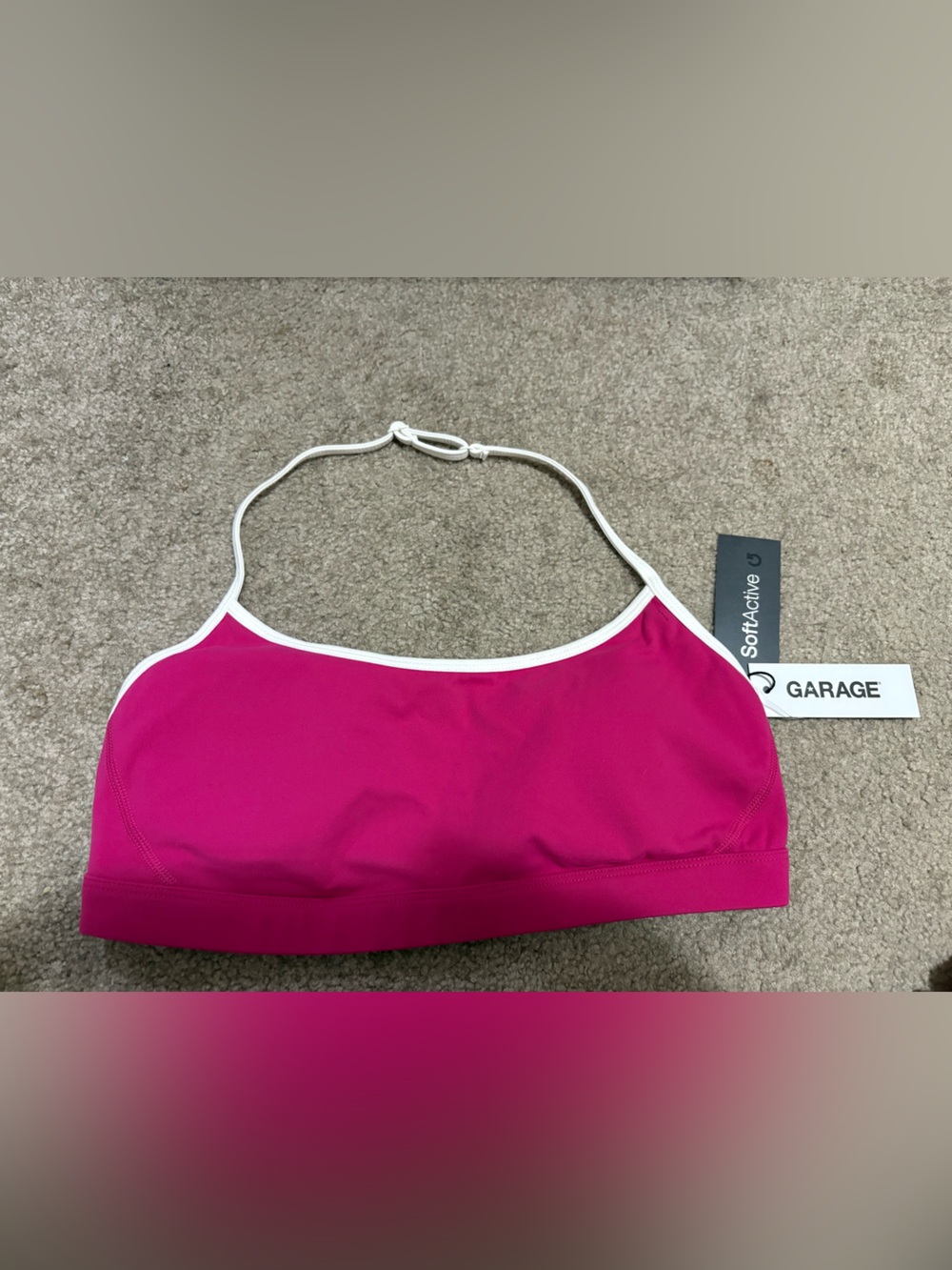 Garage Halter Sports Bra
